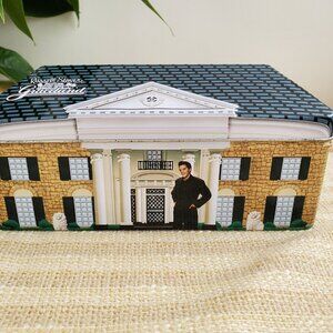 Elvis Presley Russell Stover "Graceland" Candy Tin Box Empty
